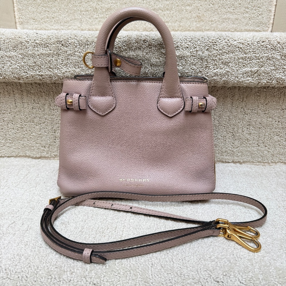 Burberry Banner Tote Mini in Blush